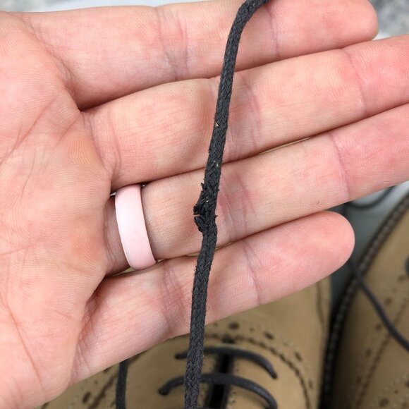 RUSH by Gordon Rush Men's Size 9 Jarvis Tan Brown Genuine Leather Oxford Shoes - Picture 11 of 13